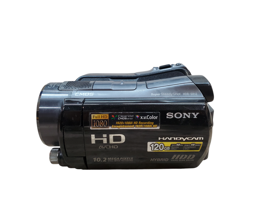 Sony Handycam HDR-SR12 10.2MP Full HD Camcorder w/ Battery
