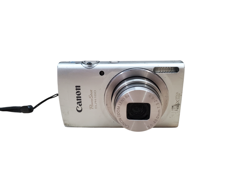 Canon PowerShot ELPH 180 20MP Digital Camera + Battery
