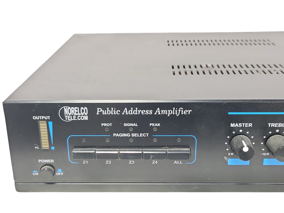 Norelco telecom public address amplifier TPA240, READ _