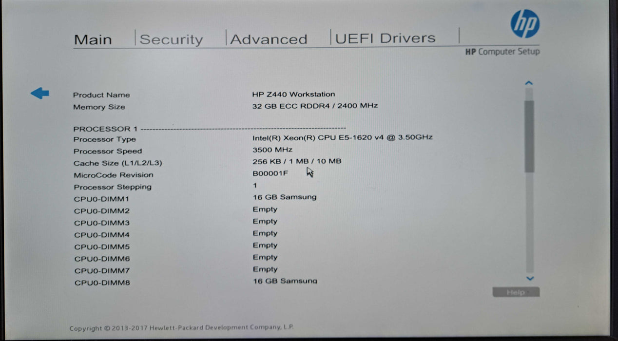 HP Z440 Workstation | Xeon E5-1620 v4, 32GB DDR4, Quadro M2000, No HDD )