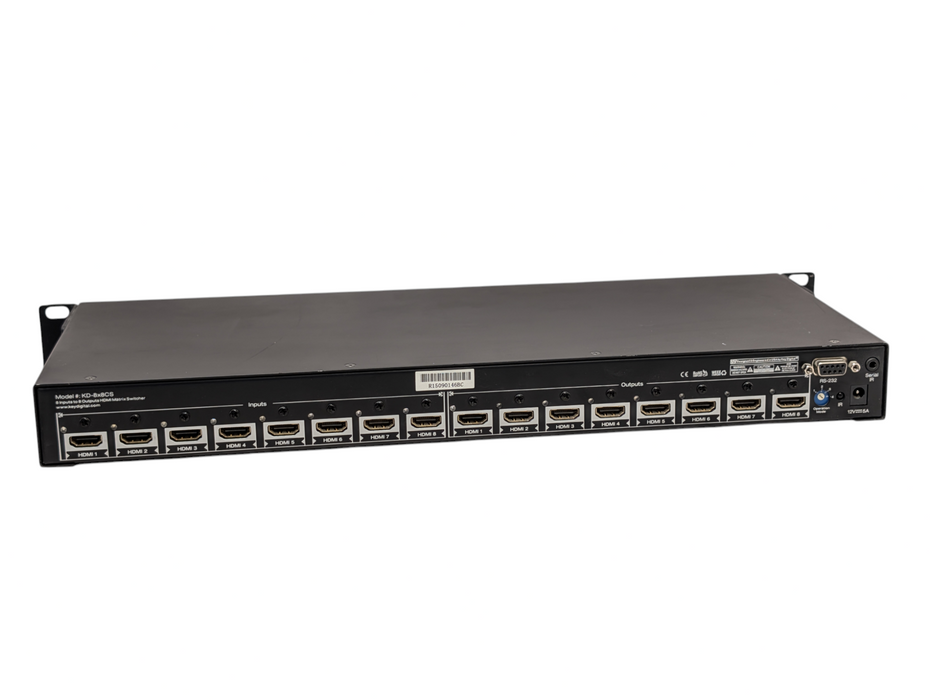 Key Digital KD-8x8CS 8 Inputs to 8 Outputs HDMI Matrix Switcher  -