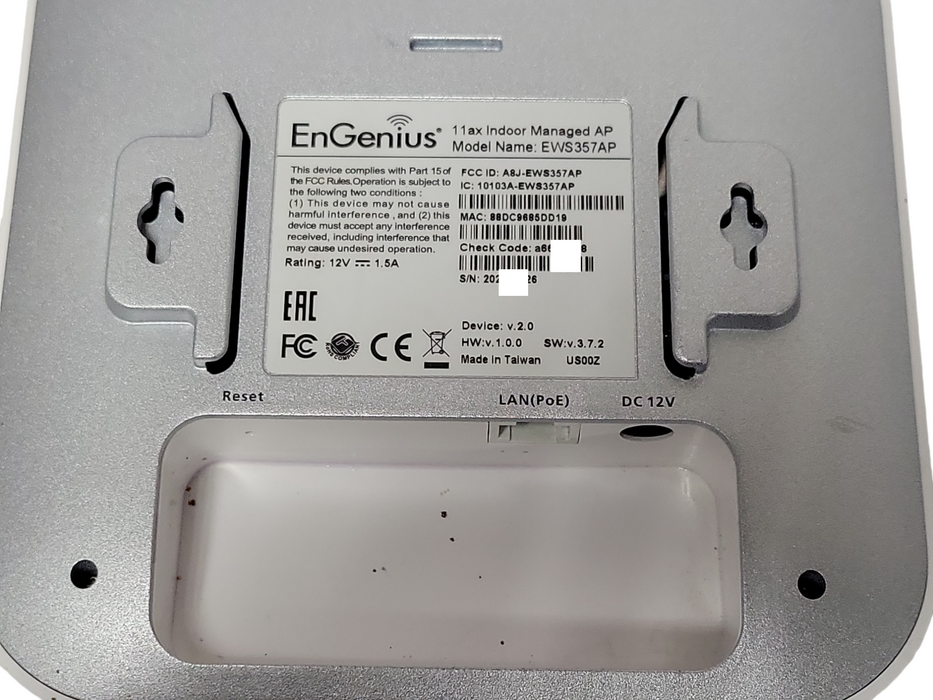 EnGenius EWS357AP 11ax Managed Indoor Wireless Access Point Q_