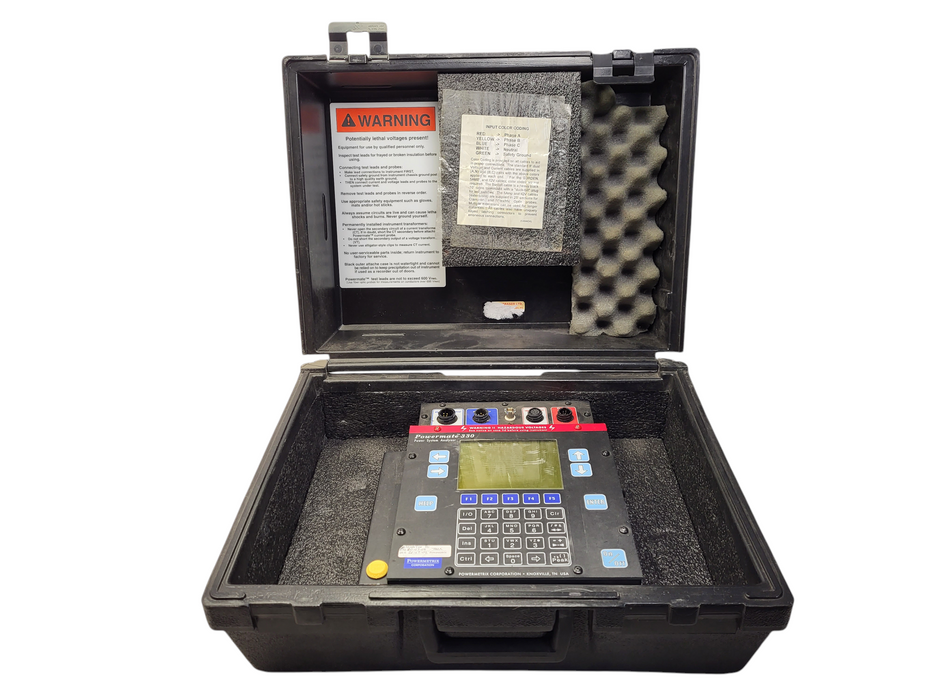 Powermetrix Powermate Model 330 Power System Analyzer  $