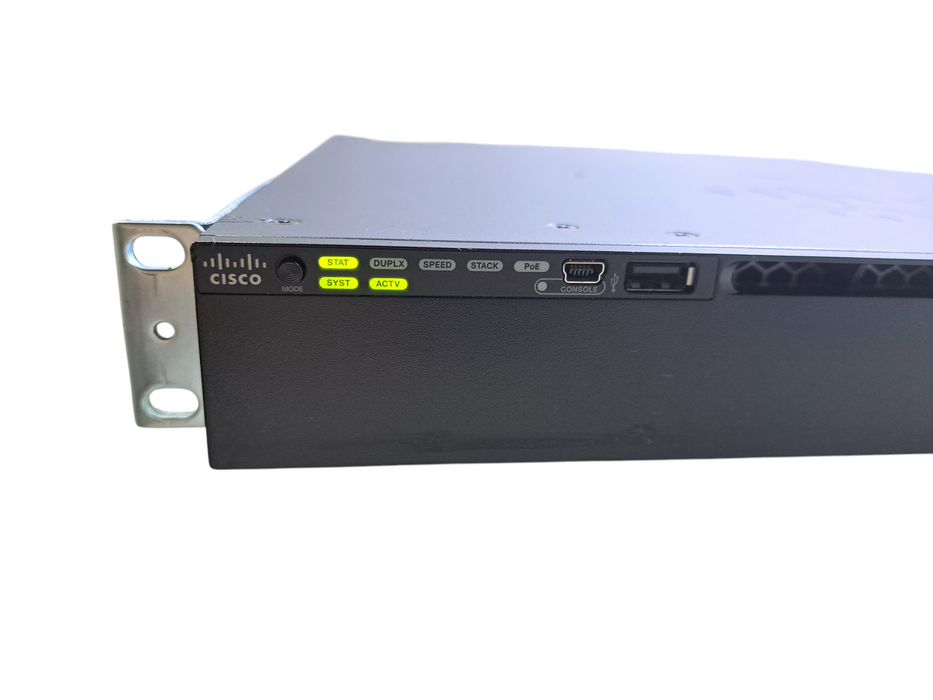Cisco WS-C3650-24PS-S | 24-Port Gigabit PoE+, 4x SFP Switch w/ 1x 640W PSU
