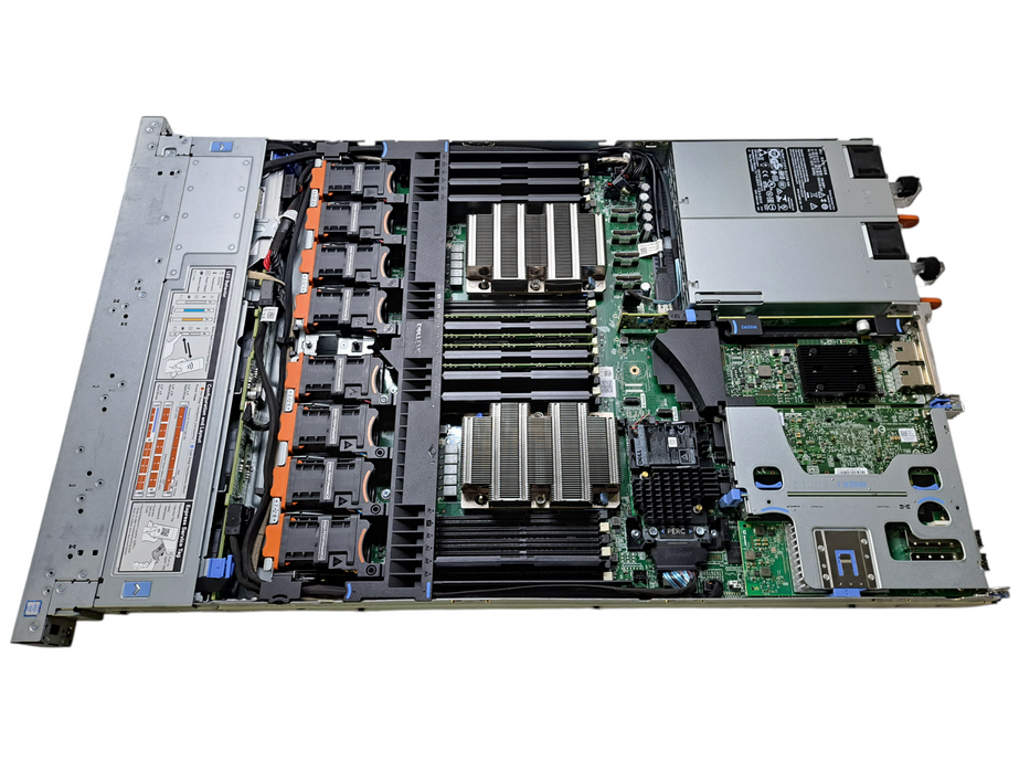 Dell R640 1U | 2x Xeon Gold 6154, 64GB DDR4, 2x 400GB SSD, H740P Mini, 10G