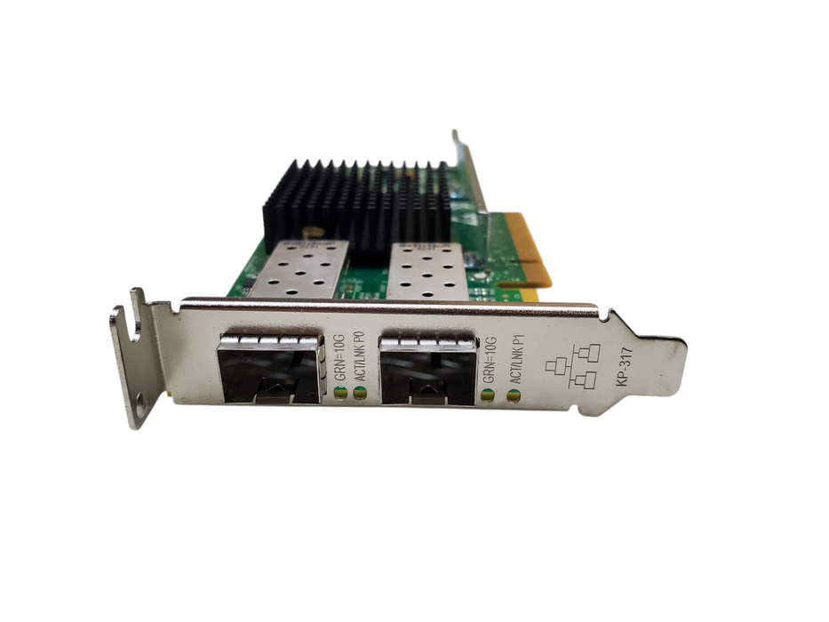 Silicom 10Gb 2-Port SFP+ Network Server Adapter Card PE210G2SPI9A-XR Q