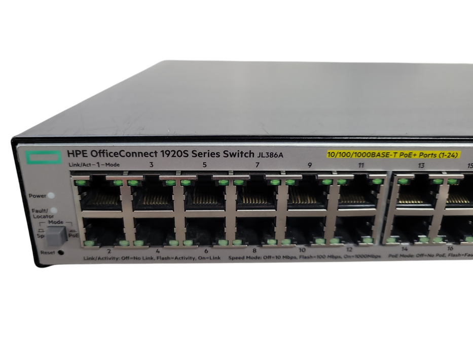 HPE OfficeConnect 1920S Series Switch JL386A Gigabit PoE switch !