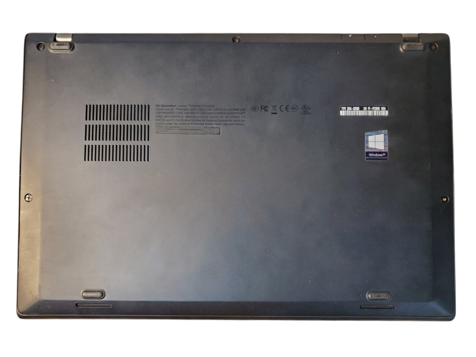 Lenovo ThinkPad X1 Carbon Gen 5 14" FHD i5-6300U 2.40GHz 8GB 256GB SSD  Lap200