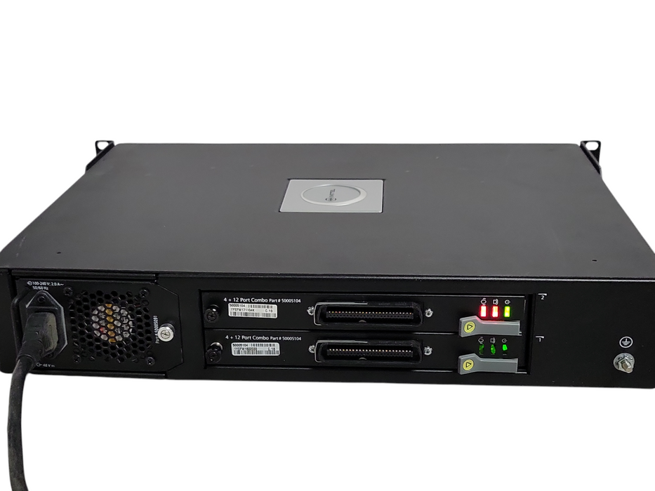 Mitel ASU II 50005105 with 2x 50005104 4 Plus 12 Port Combo Card, READ _