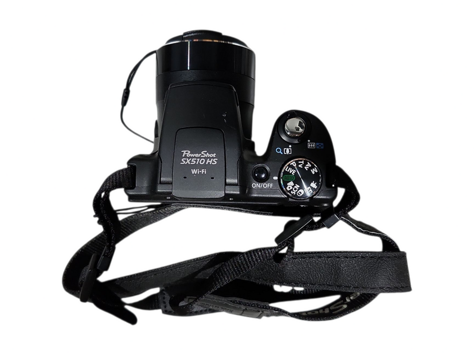 Canon PowerShot SX510 HS 12.1 MP 30x Zoom Black Digital Camera, No Battery