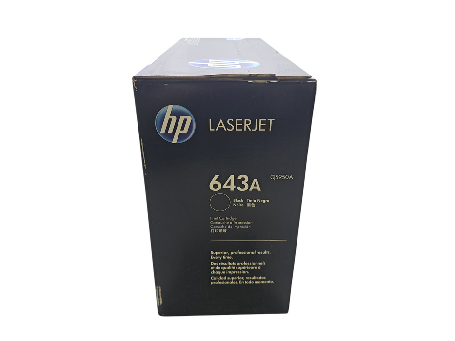 New | Genuine HP LaserJet 643A Black Print Cartridge Q5950A Q