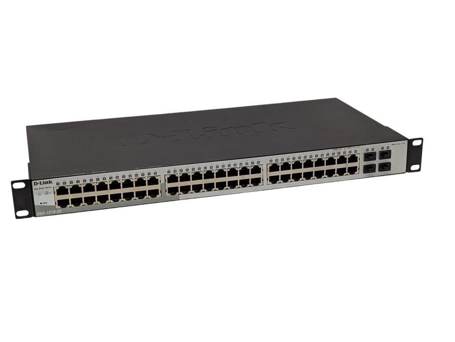 D-Link Web Smart Switch DGS-1210-52 52-Port Gigabit Smart Managed Switch -