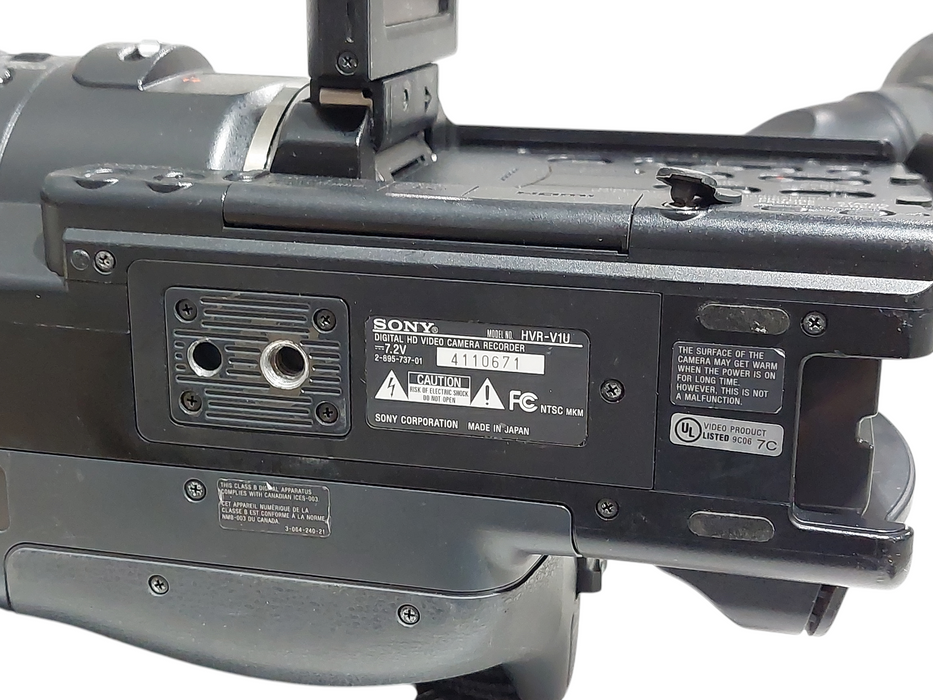 Sony HDV DVCAM 1080i Model: HVR-V1U Digital HD Video Camera Recorder  =