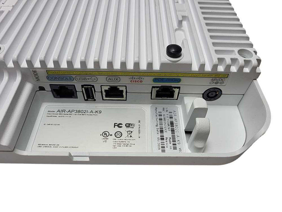 Cisco AIR-AP3802I-A-K9 802.11AC DUAL BAND AP, Factory Reset Q$
