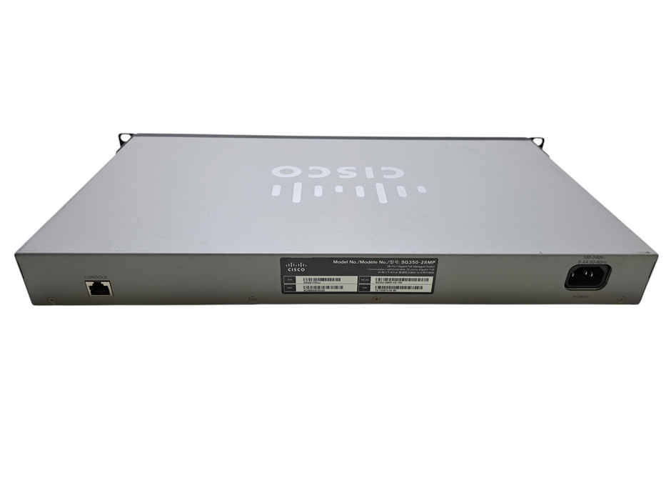 Cisco SG350-28MP-K9 V04 | 28-Port Gigabit PoE Managed Switch 4x SFP )