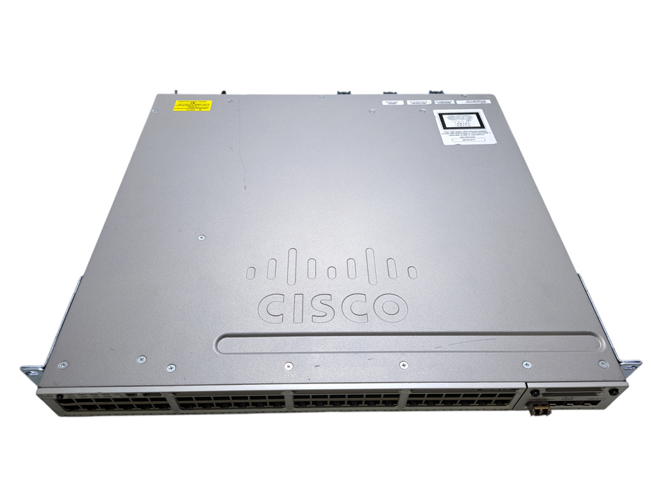 Cisco WS-C3850-48F-L V04 | 48-Port Gigabit PoE+, 4x SFP Switch | 1x 715W PSU