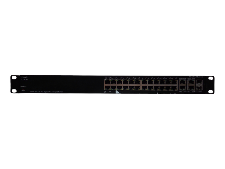 Cisco SG300-28P 28-Port Gigabit PoE Managed Switch