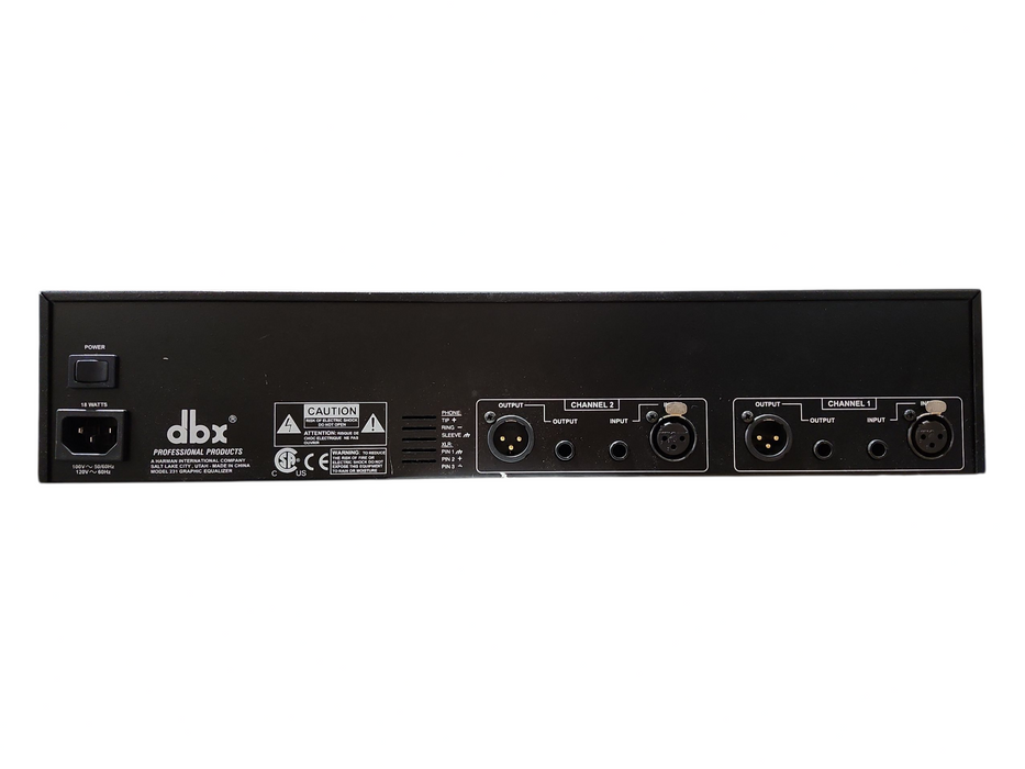 DBX 231, Dual 31-Band Graphic Equalizer