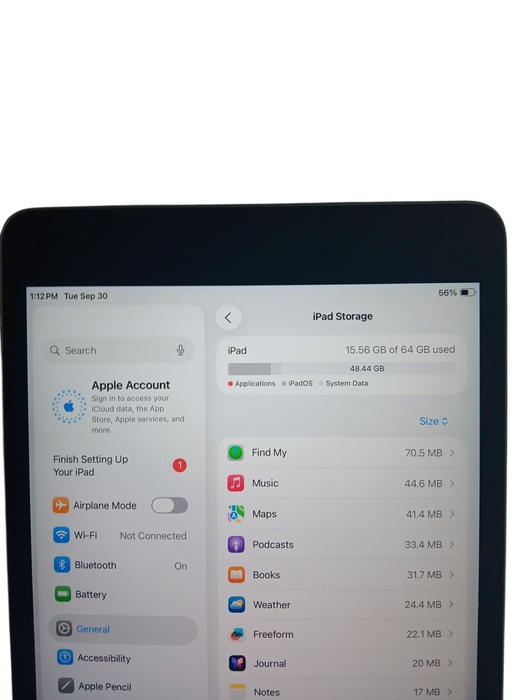 Apple iPad Mini 5th Gen - 64GB - Space Gray [A2133] Read