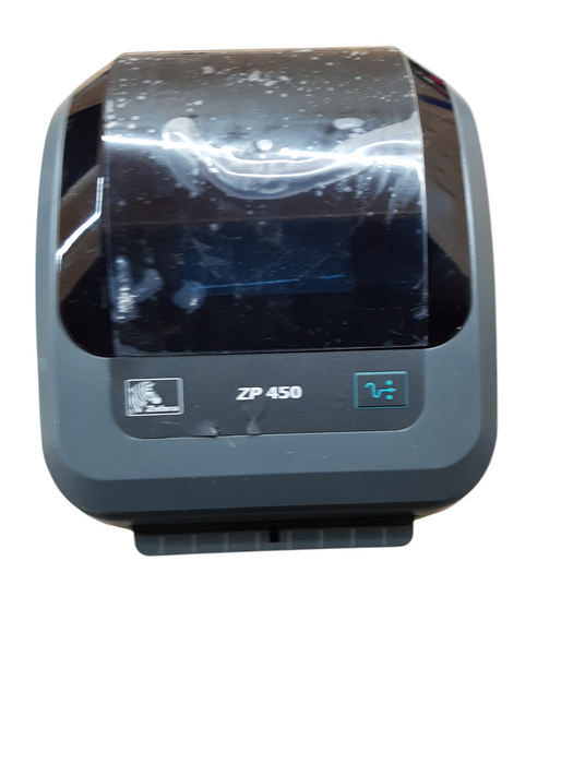 Zebra ZP 450, Thermal Printer for Shipping Barcode Label w/ Base