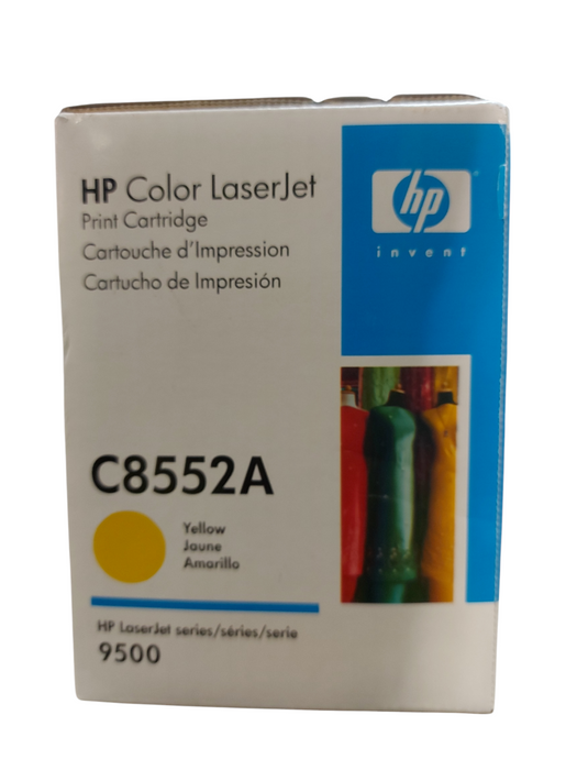 Lot 2x Original HP Yellow Color C8552A LaserJet 9500 Print Cartridge