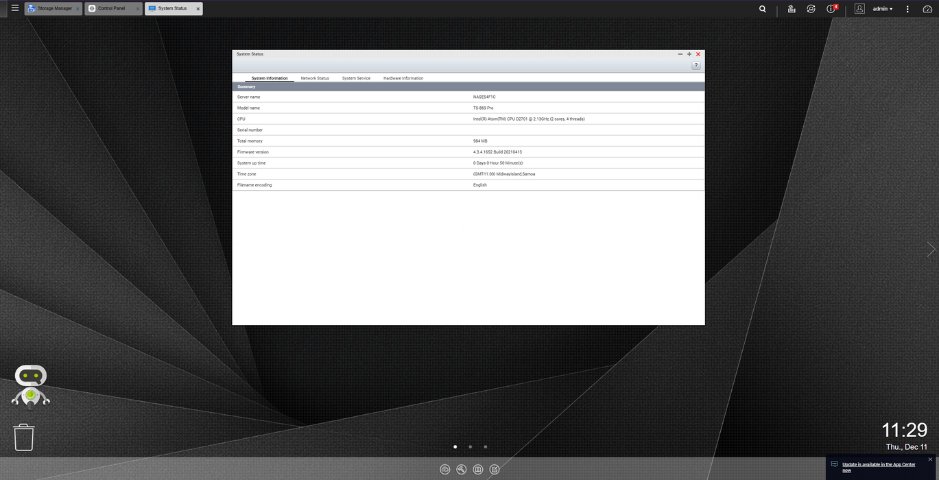Qnap TS-869 PRO 8 Bay NAS w/ 4x1TB & 4x 3TB HDDs