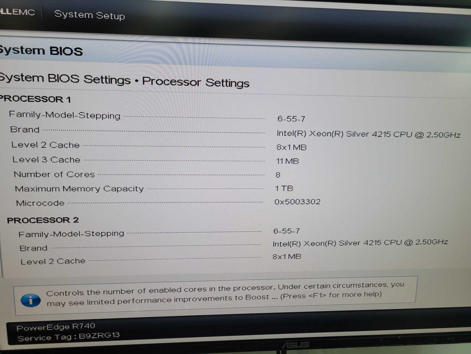 Dell PowerEdge R740 - 2x Xeon Silver 4215 64GB DDR4 PERC H740P 2x750W PSU %