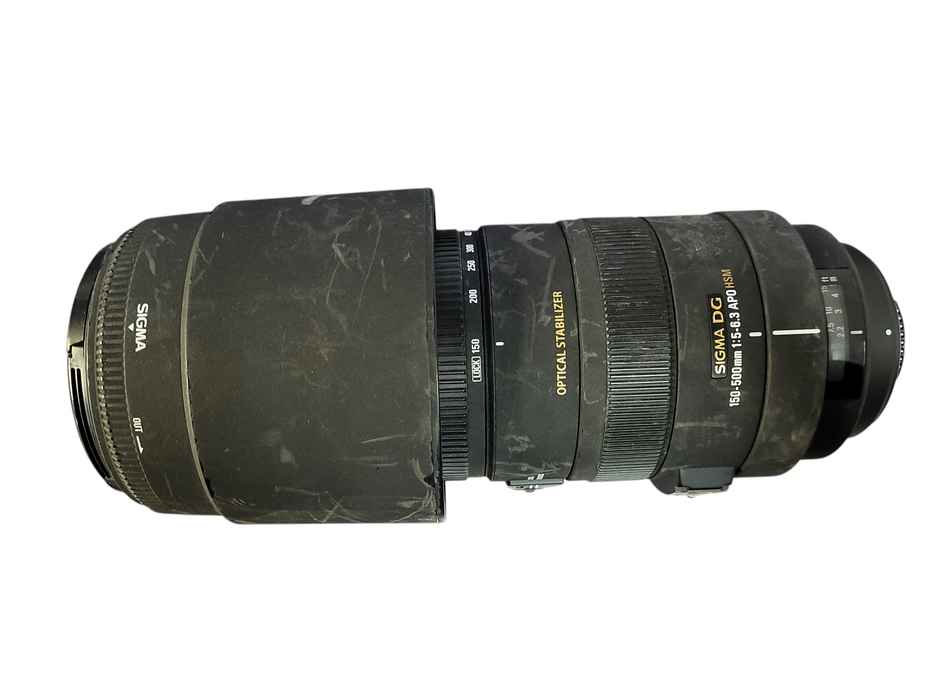 Sigma DG 150-500MM 1:5-6.3 APO HSM Camera Lens  $