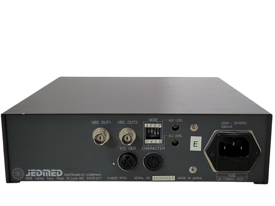 Jedmed Starmed CCD Color Camera Model 70-6000 NTSC, READ _