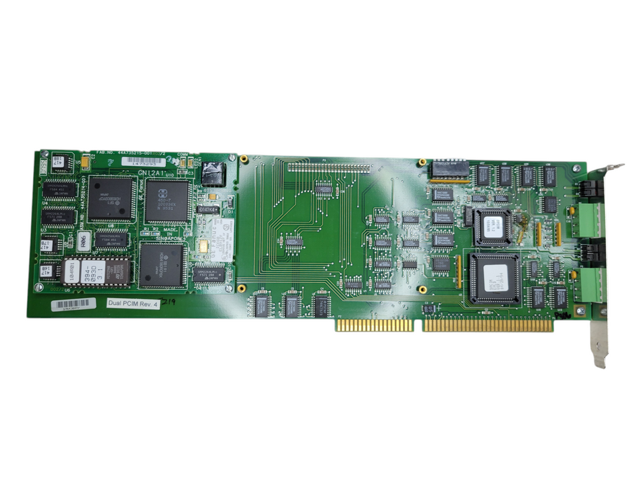 GE Fanuc IC660ELB921 Dual PCIM + GNI2A1 Genius I/O Interface Module %