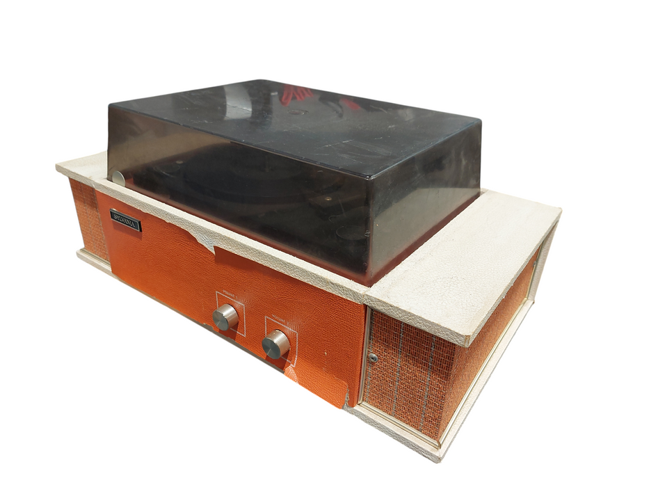Vintage Sylvania Record Player with Sound 16 33 45 78  =