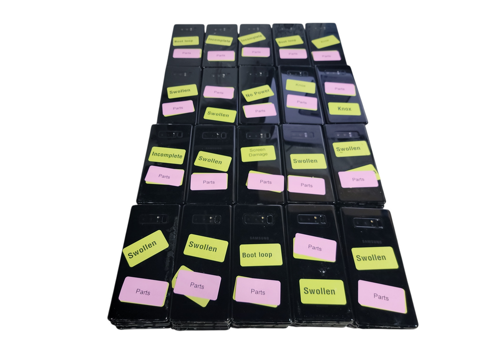 Lot of 100x Samsung Note 8 [SM-N950W | USB-C | Parts]