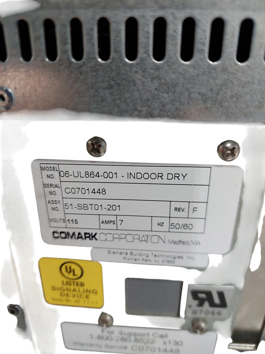 Comark Corporation Model: 06-UL864-001 Indoor Dry  =