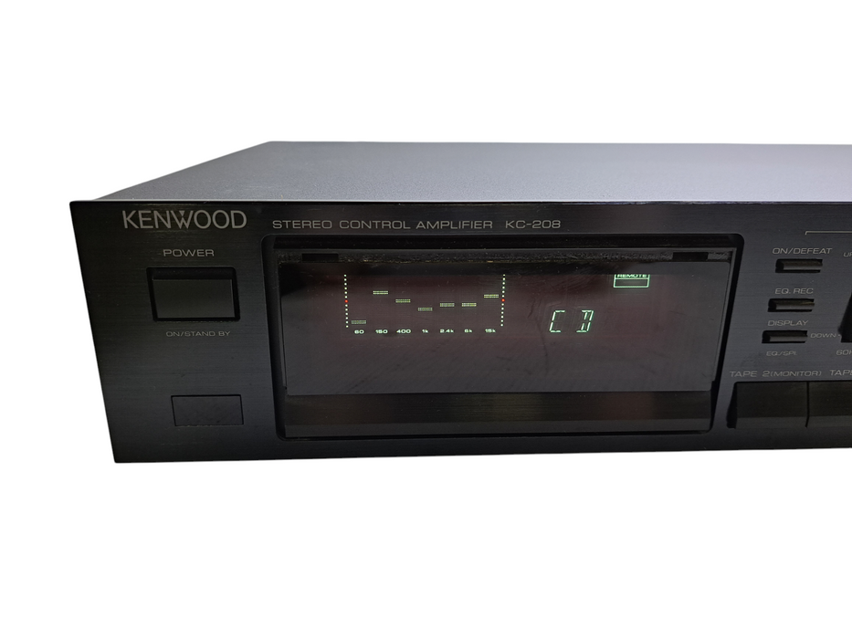 KENWOOD KC-208 KC208 Preamplifier 7 Band Graphic Equalizer Analyzer