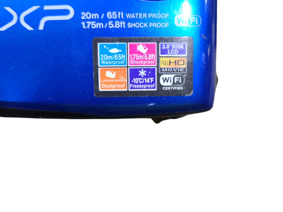 Fujifilm FinePix XP120 Digital Camera Water/shockproof 16.4MP
