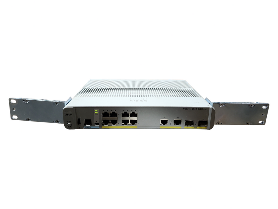 Cisco WS-C2960CX-8TC-L V04, 8-Port Gigabit Managed Silent Switch w/ 2x SFP