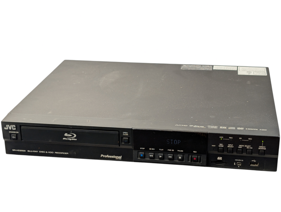 JVC BLU-RAY Disc Recorder SR-HD2500US  -