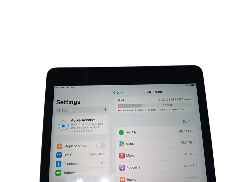 Apple iPad 7th Gen - Space Gray - 32GB [A2197]