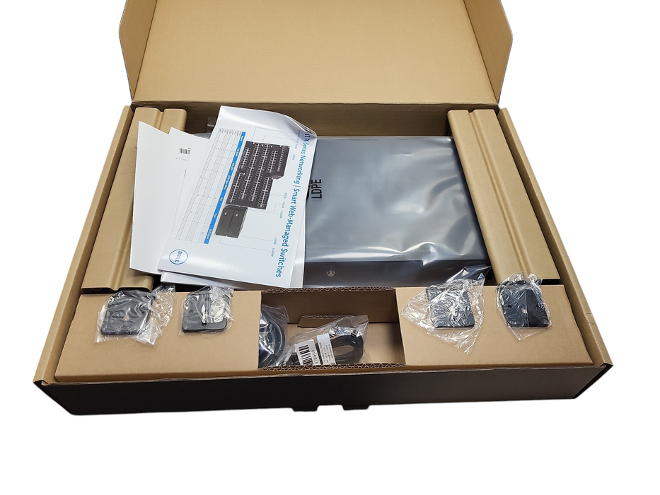 Dell X1026P 24 Port PoE Smart Managed Gigabit Ethernet Network Switch Open box Q$