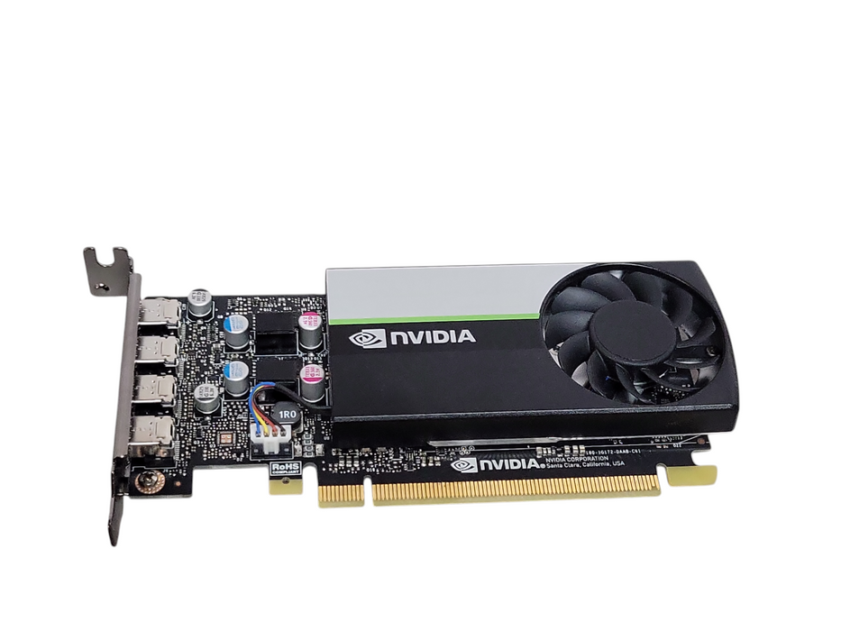 Dell NVidia Quadro T1000 4GB mini DPx4 Graphics Card with Low Profile Brack _