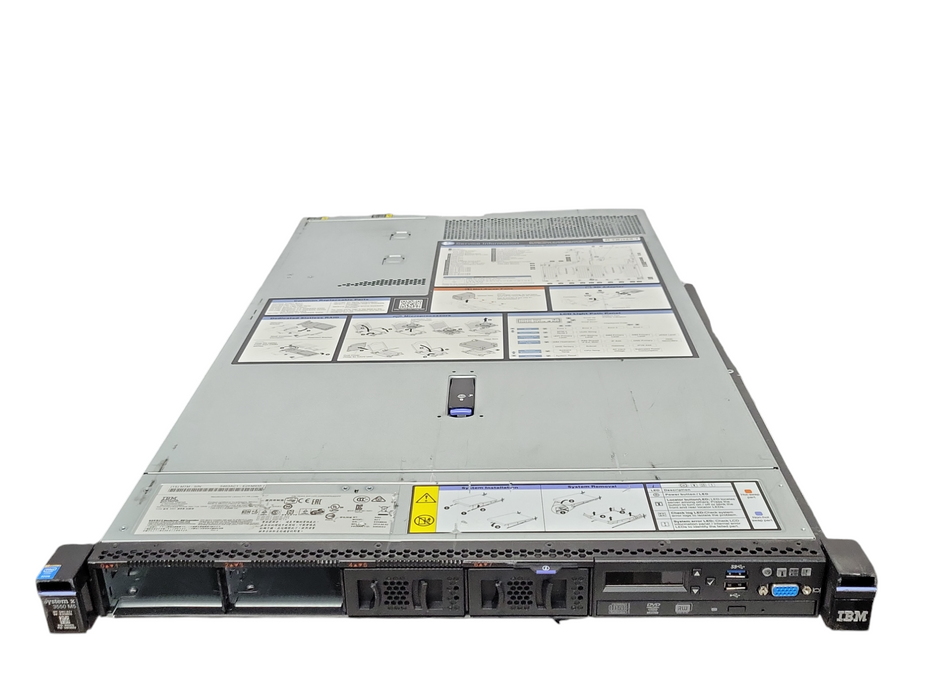 Lenovo System X 3550 M5, Xeon E5-2620v3 2.4Ghz 32GB DDR4, M5210, 2x PSU, SEE _