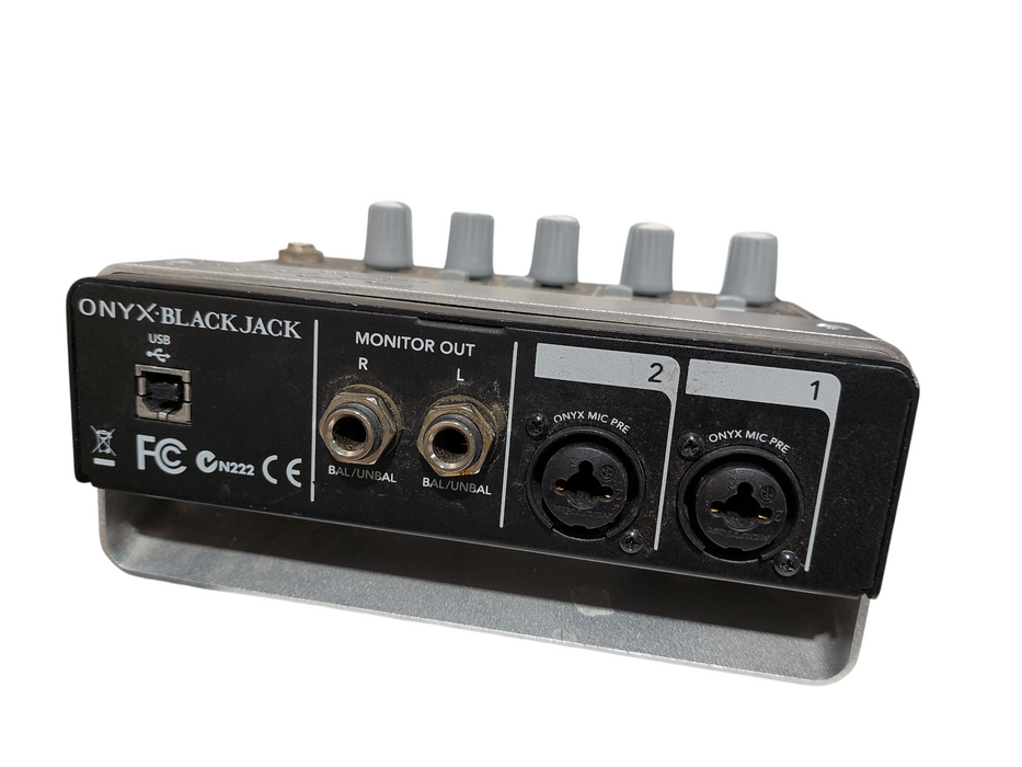 Onyx Black Jack 2x2 USB Recording Interface No Adapter  =