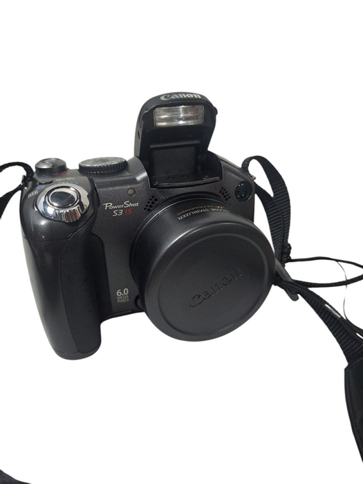 Canon PowerShot S3 IS Black 6.0 Megapixel 12x Optical Zoom
