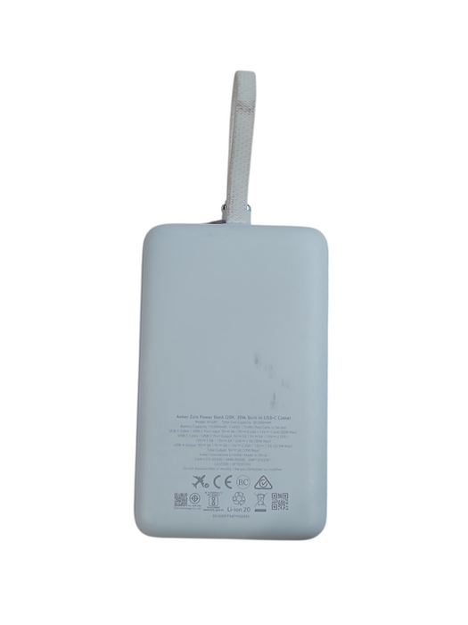 ANKER Zolo Power Bank (20K, 30W Built in USB-C Cable) Battery Bank