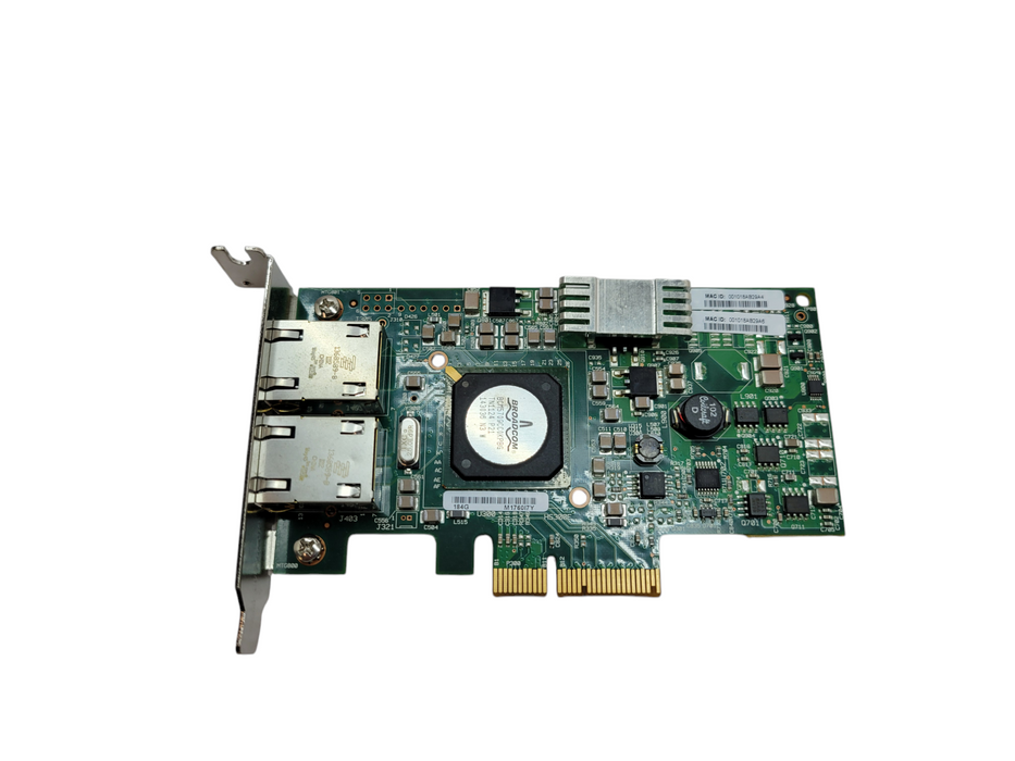 Dell H914R Broadcom BCM95709A0907G Dual Port GbE GE iSCSI TOE PCI-e Adapter %