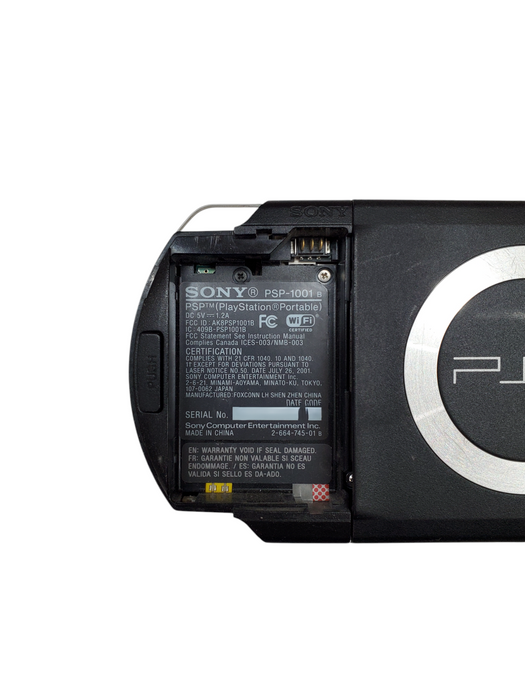 Sony PlayStation Portable PSP-1001 - No Battery/Adapter Q