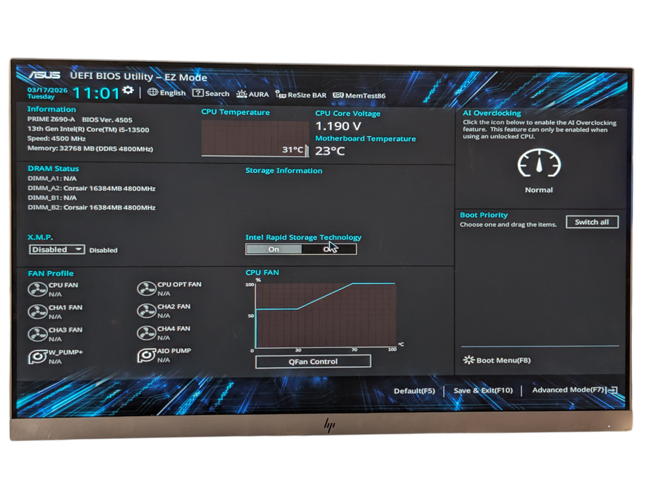 ASUS PRIME Z690-A Intel LGA1700 Motherboard  -