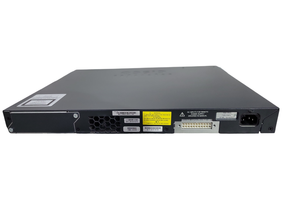 Cisco WS-C2960X-24PD-L V02 | 24 Port Gigabit PoE+ 370W Switch | 2x 10G SFP+ !