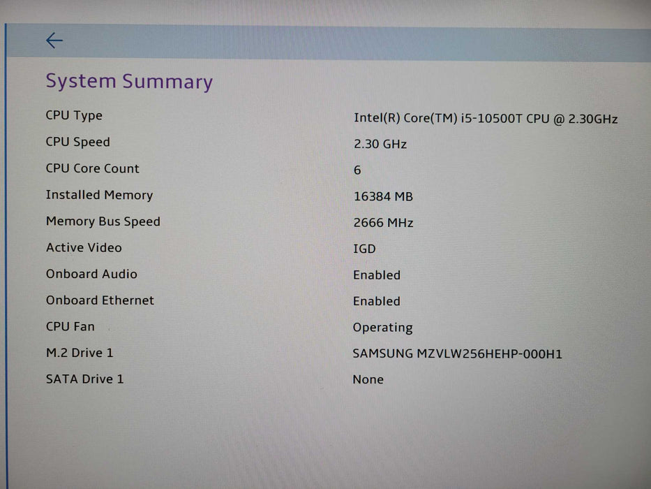 Lenovo ThinkCentre M80q | Intel Core i5-10500T, 16GB DDR4, 256GB NVMe !
