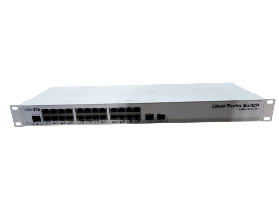 MikroTik CRS326-24G-2S+RM 24 Gigabit Port Switch !